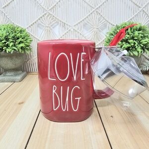 Rae Dunn Love Bug Mug w/Cookie Cutter